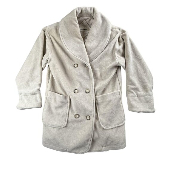 Mulberry Street Jackets & Blazers - Mulberry Street Coat Womens Medium Shawl Collar Double Breasted Country Trench